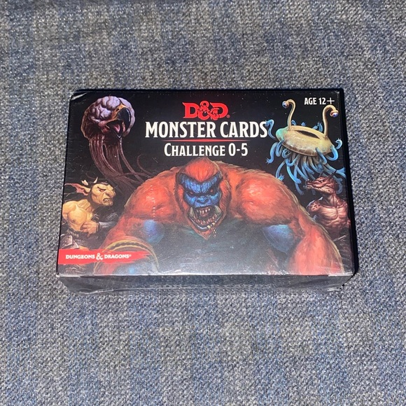 Classic Dungeons and Dragons Monster Card Box Set. Challenge 0-5. New. Sealed. - Picture 2 of 10